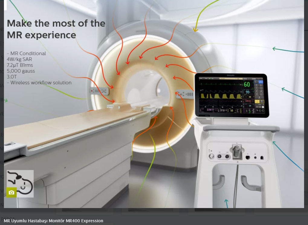 MR Uyumlu Hastabaşı Monitör MR400 Expression