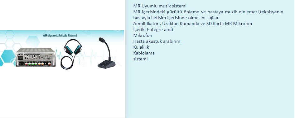 MR Uyumlu Muzik Sistemi