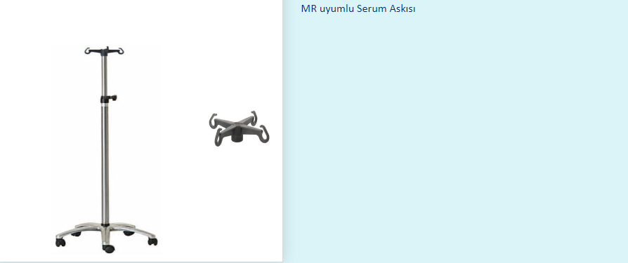 MR Uyumlu Serum Askısı